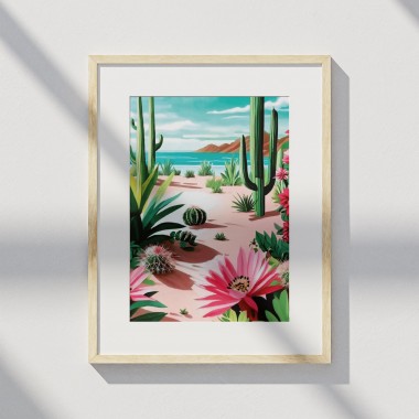Amy & Kurt Berlin Artprint "Kaktus Beach"
