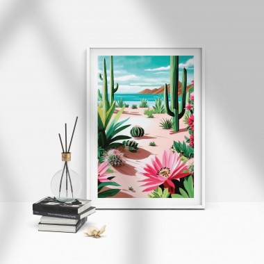 Amy & Kurt Berlin Artprint "Kaktus Beach"