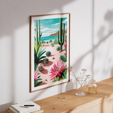 Amy & Kurt Berlin Artprint "Kaktus Beach"