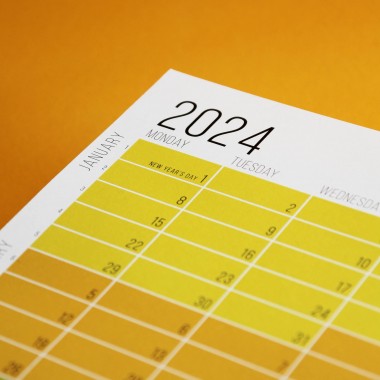 Wandkalender 2024 „Polar“ Jahresplaner | Limited Edition | 100% Recyclingpapier | Deutsch/Englisch