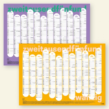 »Wandkalender A2 Lilas«: Vielfalt – Tag für Tag