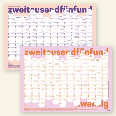 »Wandkalender A2 Lilas«: Vielfalt – Tag für Tag