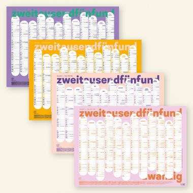 »Wandkalender A2 Lilas«: Vielfalt – Tag für Tag