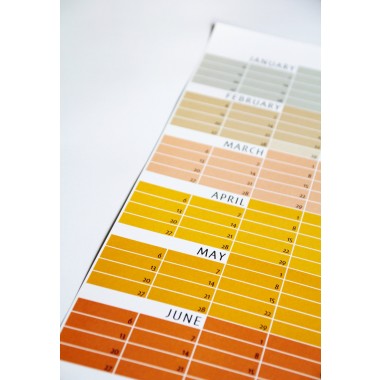 Geburtstagskalender | Immerwährender Kalender | beidseitig bedruckt | Limited Editon | Umweltfreundlich gedruckt auf Recyclingpapier