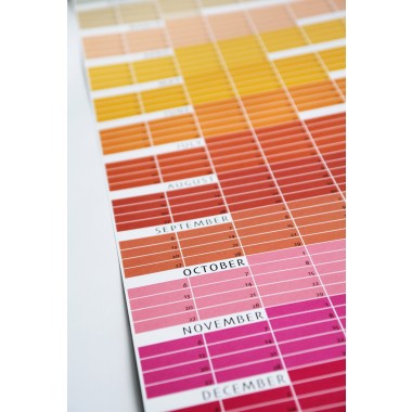 Geburtstagskalender | Immerwährender Kalender | beidseitig bedruckt | Limited Editon | Umweltfreundlich gedruckt auf Recyclingpapier