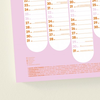»Wandkalender A2 Ånni«: Vielfalt - Tag für Tag