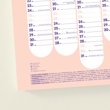 »Wankalender A2 Toni«: Vielfalt – Tag für Tag