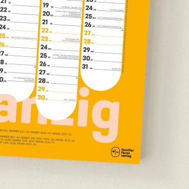 »Wandkalender A2 Esra«: Vielfalt - Tag für Tag