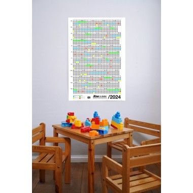 Bob And Uncle Design – Wandkalender – Now Is Better 2024 – Weiß – 680 x 1000 mm
