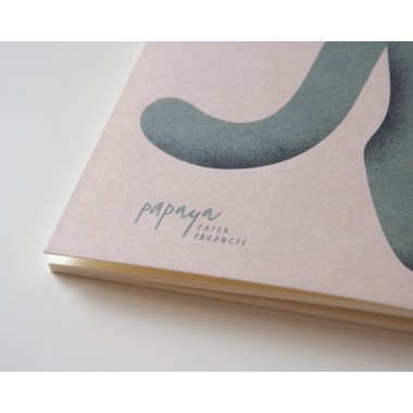 Notizheft A6 Graue Mieze // Papaya paper products
