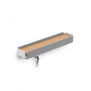 Key-Box Schlüsselbrett Lichtgrau / Kork