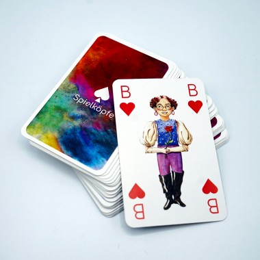 Spielköpfe Spielkarten - Kinderkarten Rommé - Das gendergerechte Kartendeck