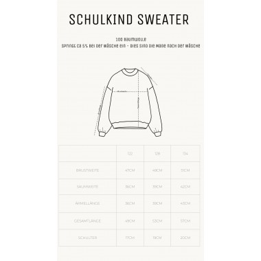 Schulkind Sweater blau l melots