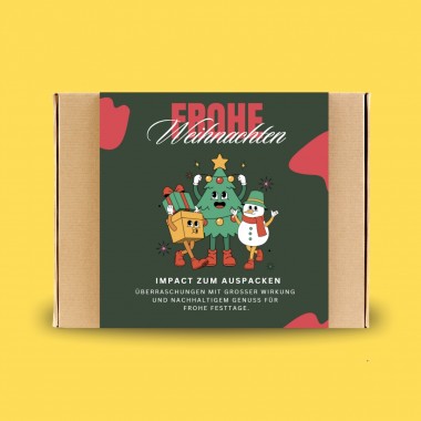 Nachhaltiges Weihnachtsgeschenkset Frohe Weihnachten