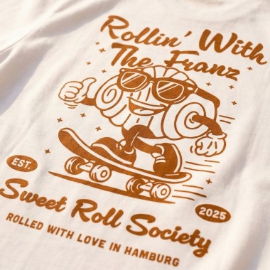 Franzbrötchen T-Shirt Unisex Off-White