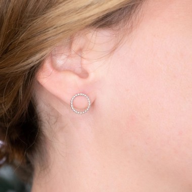 Kugel Ohrstecker - Sterlingsilber - SchmuckvonVreni