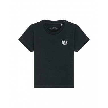Love is the new black - MORE AMORE Baby - Shirt mit Druck