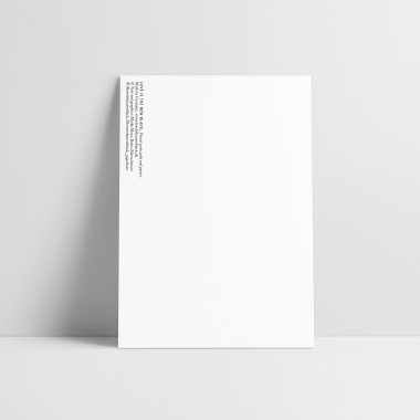 Love is the new black - Postkarte "Schneeflocke" 