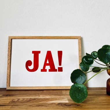 JA!
Letterpress von papelami