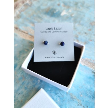 Zarte Lapis-Lazuli-Ohrstecker • Sterling Silber / Gold Filled / Roségold • Handgefertigtes Design • Klarheit & Selbstausdruck • Geschenk zu Weihnachten
