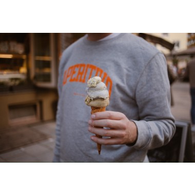 aperitivo sweater - heather grey - larrys fashion