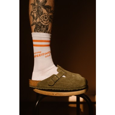 sunday aperitivo club socken - weiß - larrys fashion