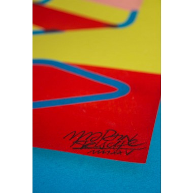 Martin Krusche, Schablonendruck »Lehnstuhl«, 21x29,7cm