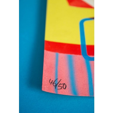 Martin Krusche, Schablonendruck »Lehnstuhl«, 21x29,7cm