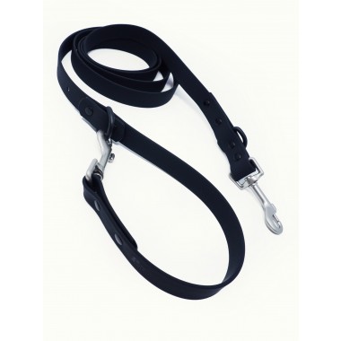 Hundeleine Outdoor wasserfest Schwarz - PawPopz