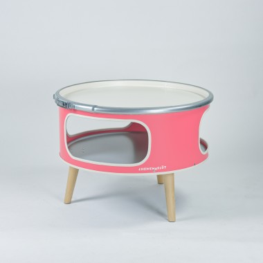 Lockengelöt Betty Ölfass-Couchtisch