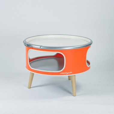 Lockengelöt Betty Ölfass-Couchtisch