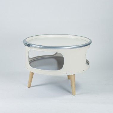 Lockengelöt Betty Ölfass-Couchtisch