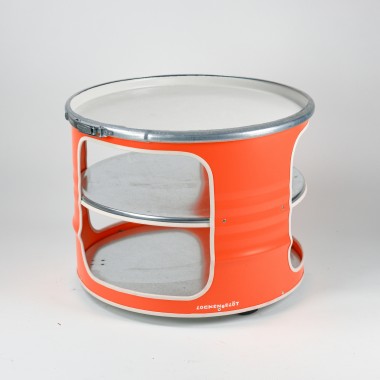 Lockengelöt - Bob - Der Couchtisch aus einem Ölfass