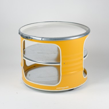 Lockengelöt - Bob - Der Couchtisch aus einem Ölfass