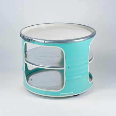 Lockengelöt - Bob - Der Couchtisch aus einem Ölfass