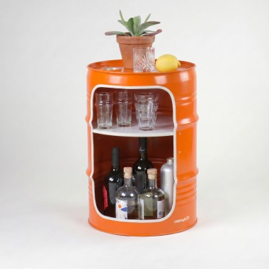 Lockengelöt - Minibar aus Hamburger Ölfässern