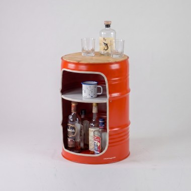 Lockengelöt - Minibar aus Hamburger Ölfässern