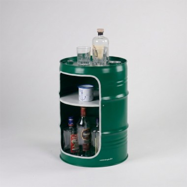 Lockengelöt - Minibar aus Hamburger Ölfässern
