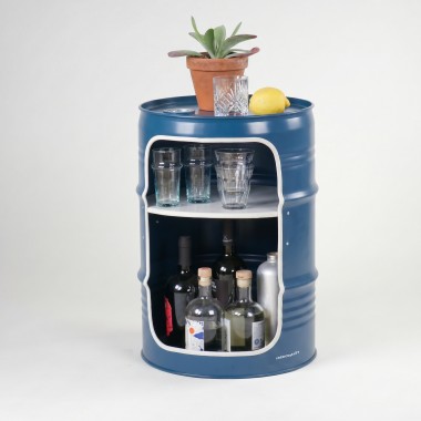 Lockengelöt - Minibar aus Hamburger Ölfässern
