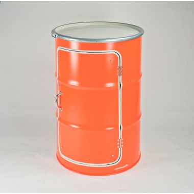 Lockengelöt - Büroschrank aus einem Hamburger Ölfass