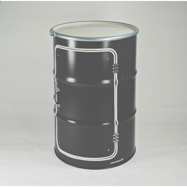 Lockengelöt - Büroschrank aus einem Hamburger Ölfass