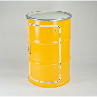 Lockengelöt - Büroschrank aus einem Hamburger Ölfass