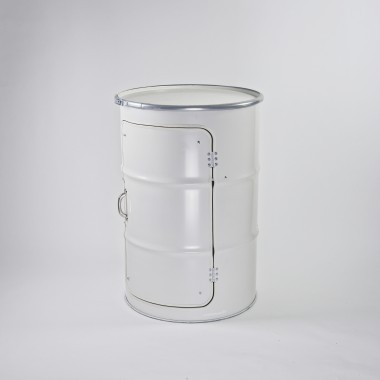 Lockengelöt - Büroschrank aus einem Hamburger Ölfass