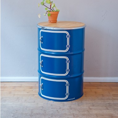 Lockengelöt - Dreitürer aus einem Ölfass