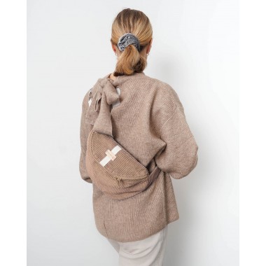 MULINU - Bauchtasche | Hipbag HENNES Breitcord Sand