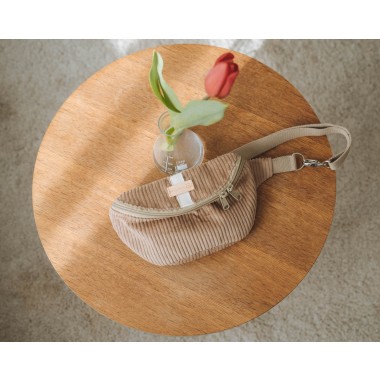 MULINU - Bauchtasche | Hipbag HENNES Breitcord Sand