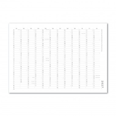 Jahresplaner / Kalender 2027 - SANS.