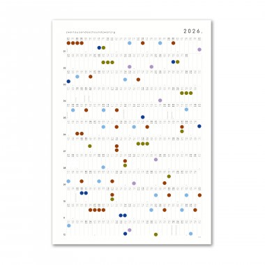Wandkalender 2026 - SANS. Wandkalender 2026 - SANS.