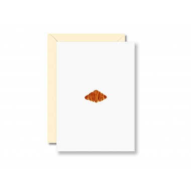 Postkarte Croissant, 3er-Set - SANS.