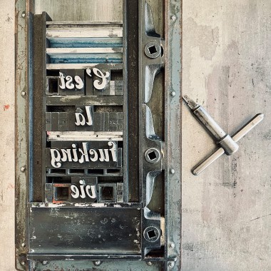 C'est la fucking vie
Letterpress von papelami